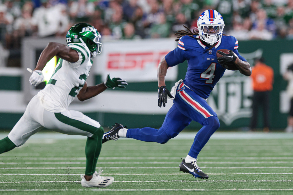 Buffalo Bills running back James Cook